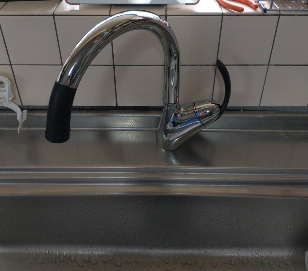 那須塩原市M邸 台所水栓交換工事